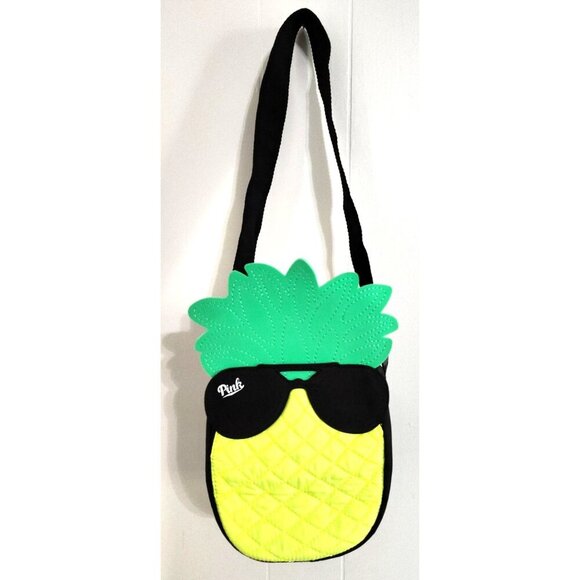 Victoria's Secret Pink LIMITED EDITION Beach TOTE Bag PINEAPPLE Cooler - Picture 1 of 12
